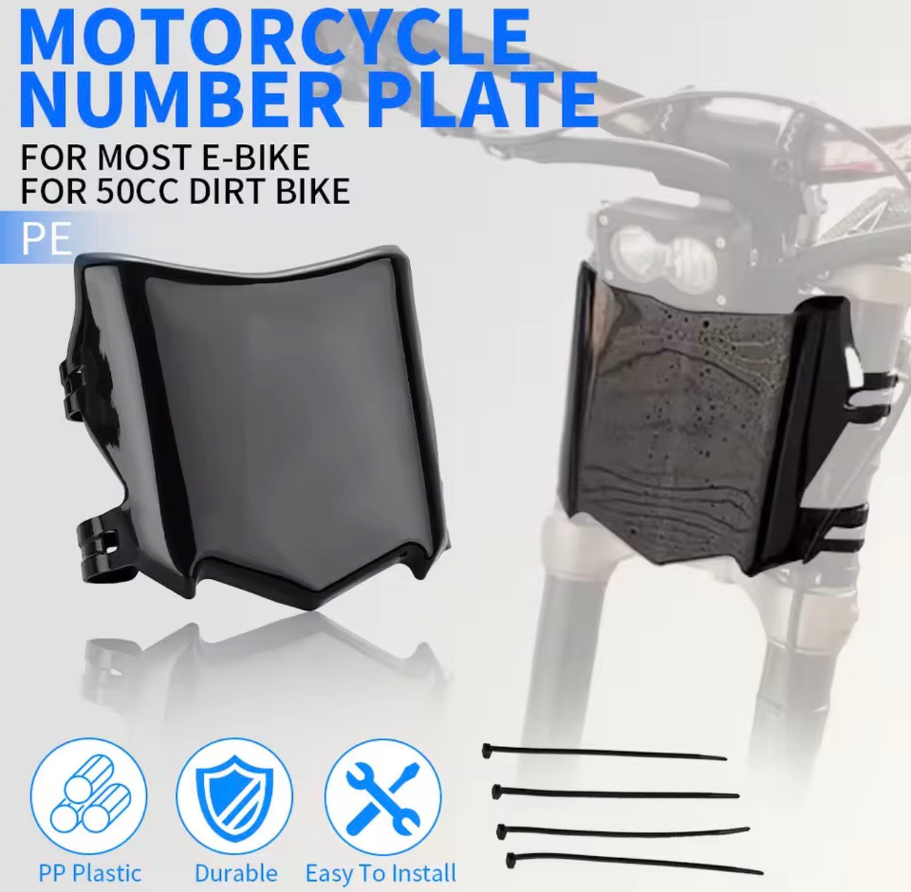 Glossy Motocutz plate