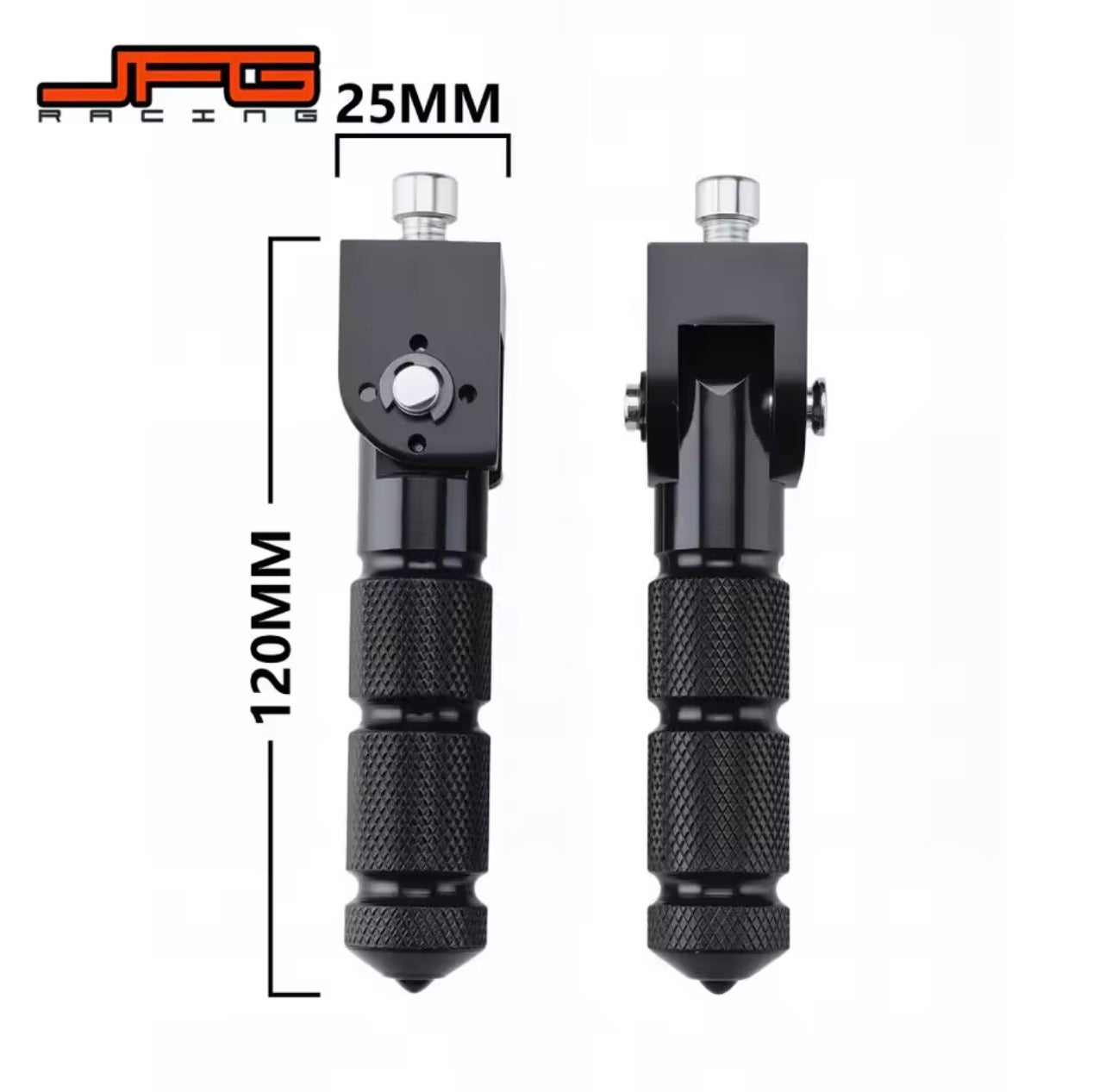 Rear foldable foot pegs for Ridstar Q20