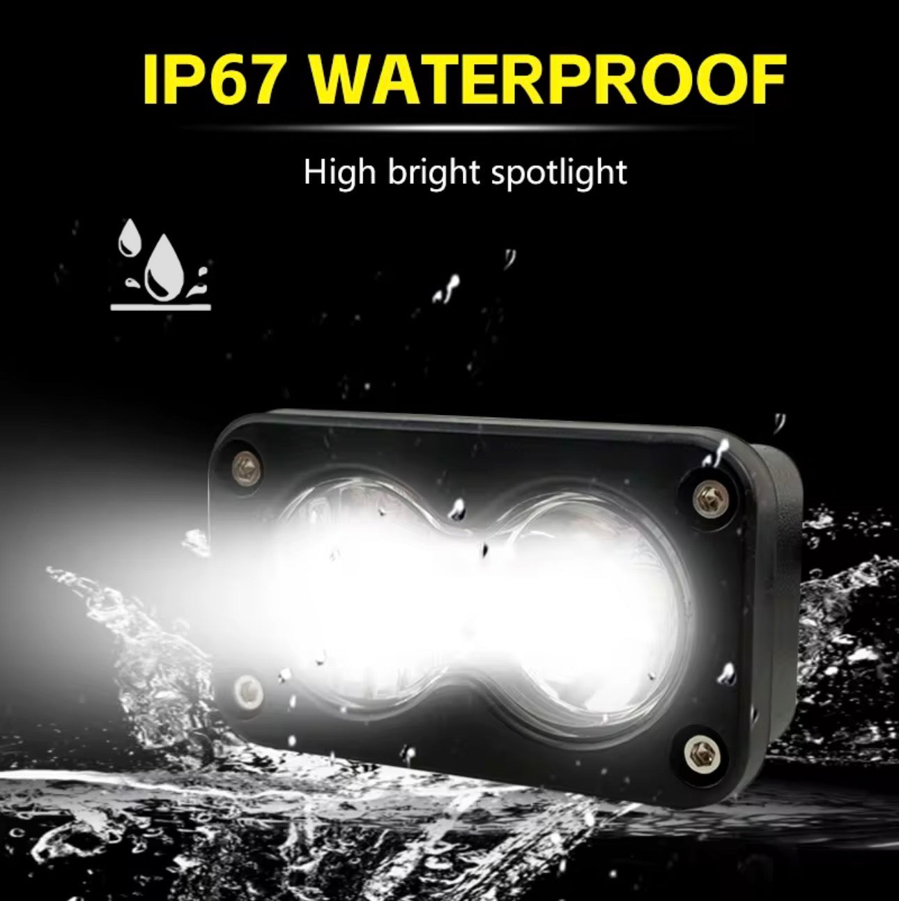 Ridstar Q20 Plug N Play 20W Headlight White/Yellow