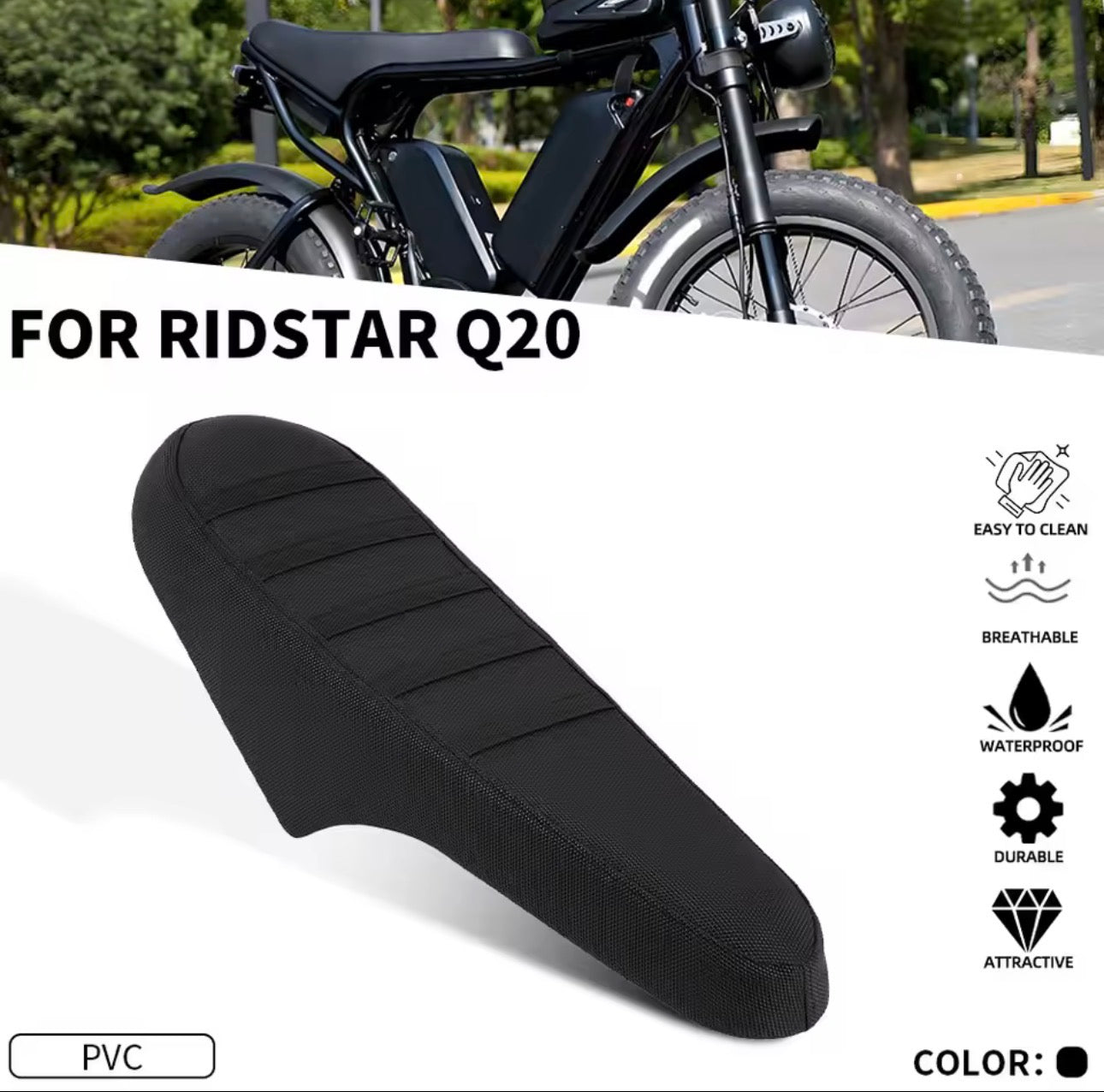 Ridstar Q20 seat cover