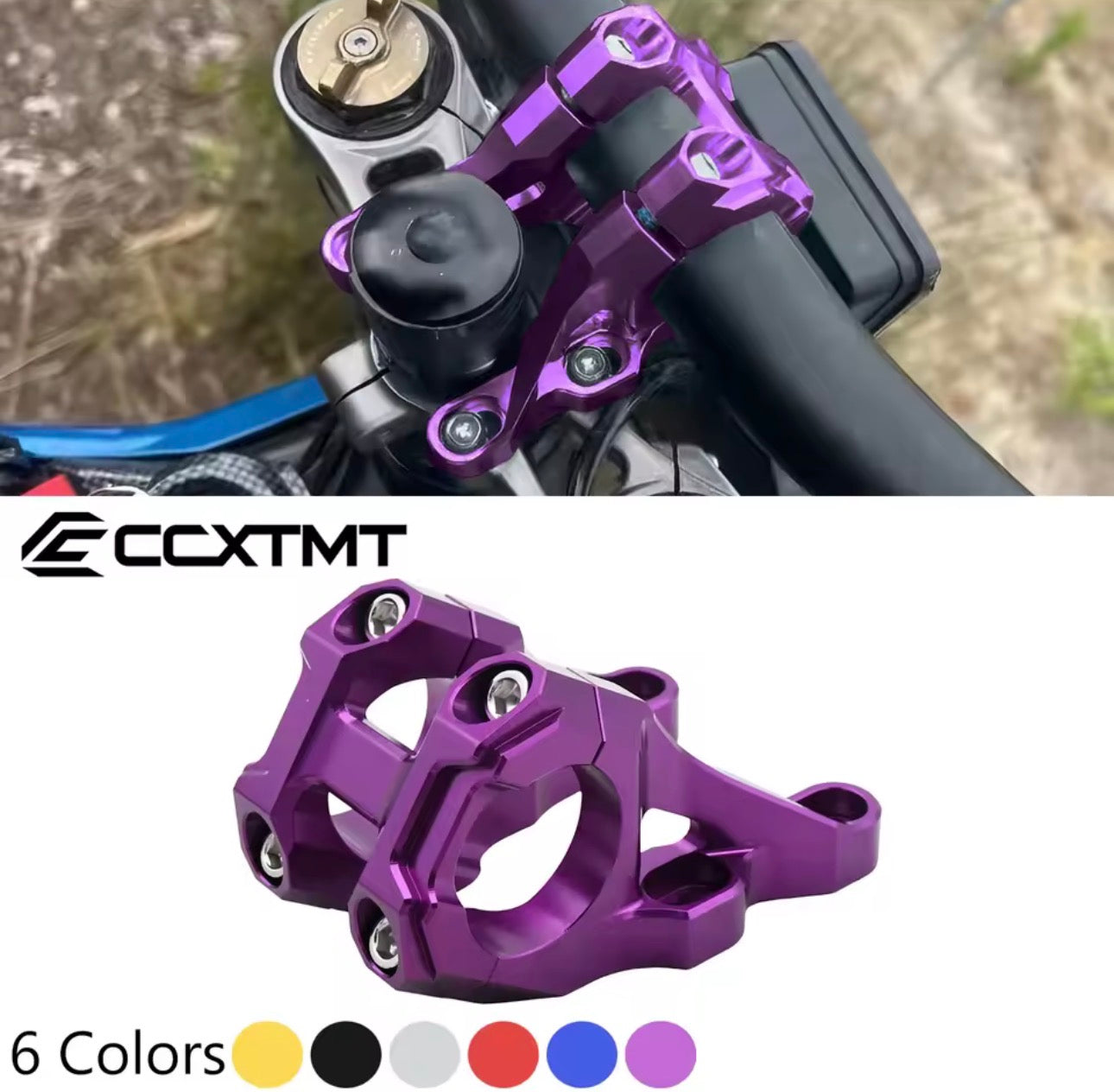Aluminum Alloy Direct Mount Stem For Surron Light Bee X S L1E For Talaria Sting MX3 MX4 Handlebar