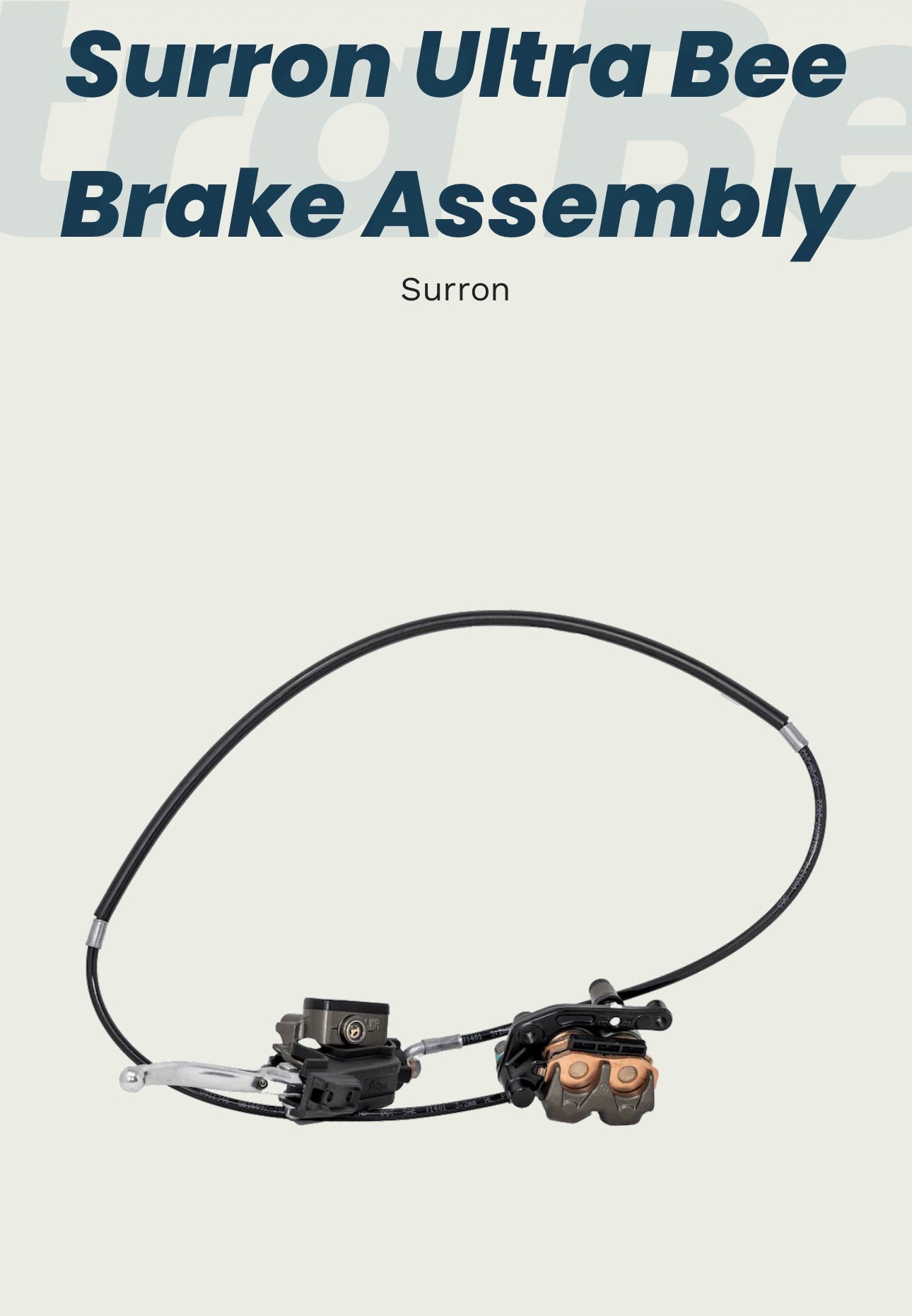 Surron ultra bee brake assembly